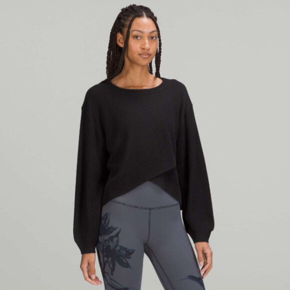 LULULEMON Reversible Crossover Sweater Size Medium - Picture 1 of 12